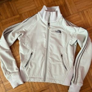 North face apex white jacket